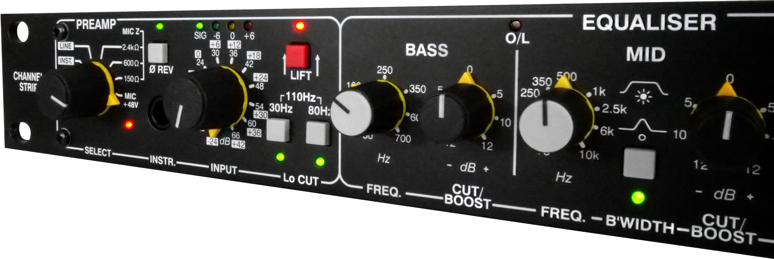 Drawmer 1979 Channel Strip Mic-Pre with Lift + EQ + Compressor