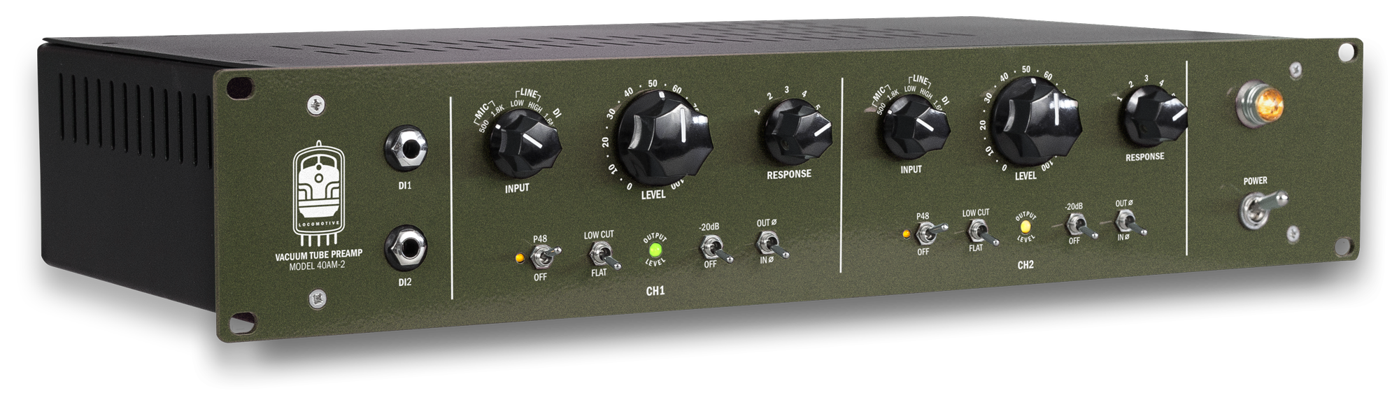 Locomotive Audio Model 40AM-2 Stereo Tube Preamp