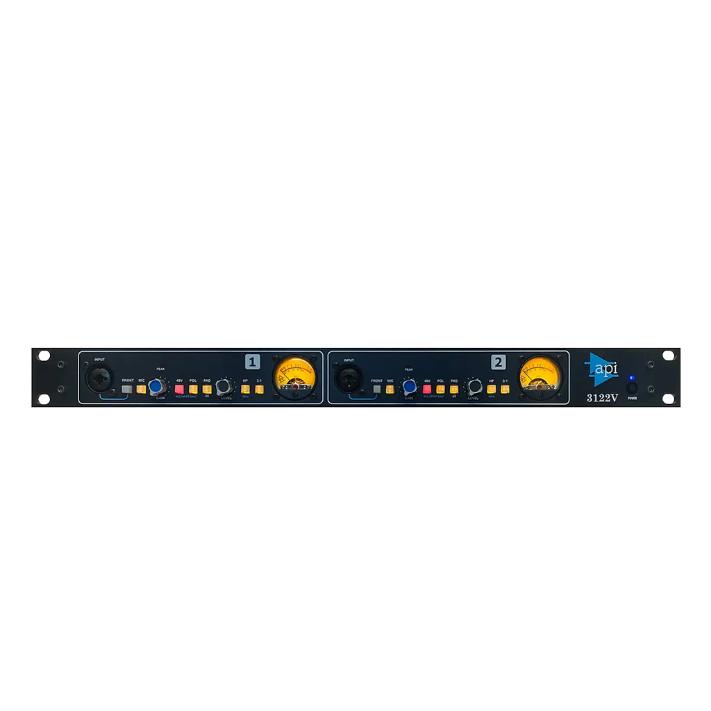 API 3122V 2 Channel Mic Preamp