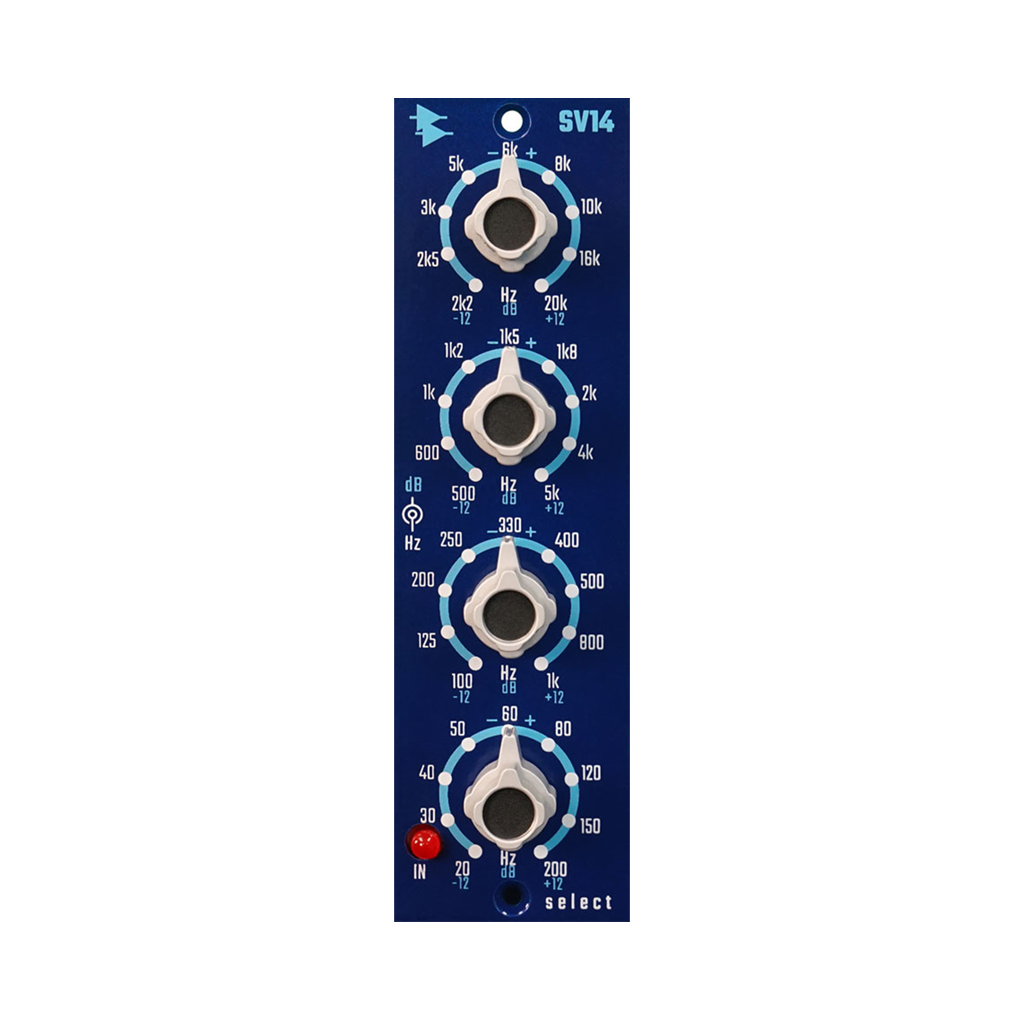 API Audio Select SV14 500 Series 4 Band Parametric EQ