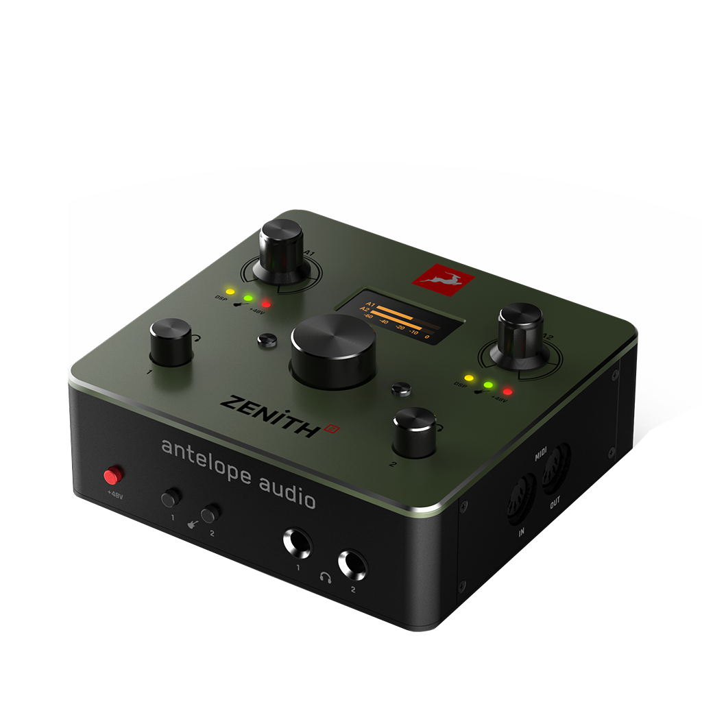 Antelope Audio Zenith 2 2x2 USB-C Bus-Powered Audio Interface with Onboard DSP