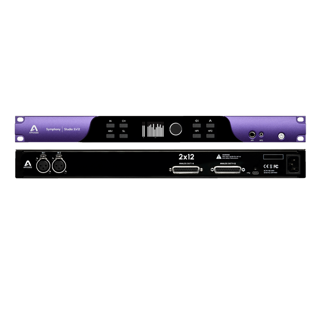 Apogee Symphony Studio 2x12 USB-C Audio Interface For Immersive Audio with DSP