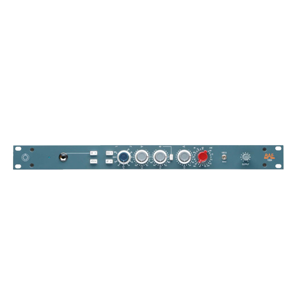BAE 1084 with PSU Single Channel Mic Preamp / DI with EQ & Power Supply