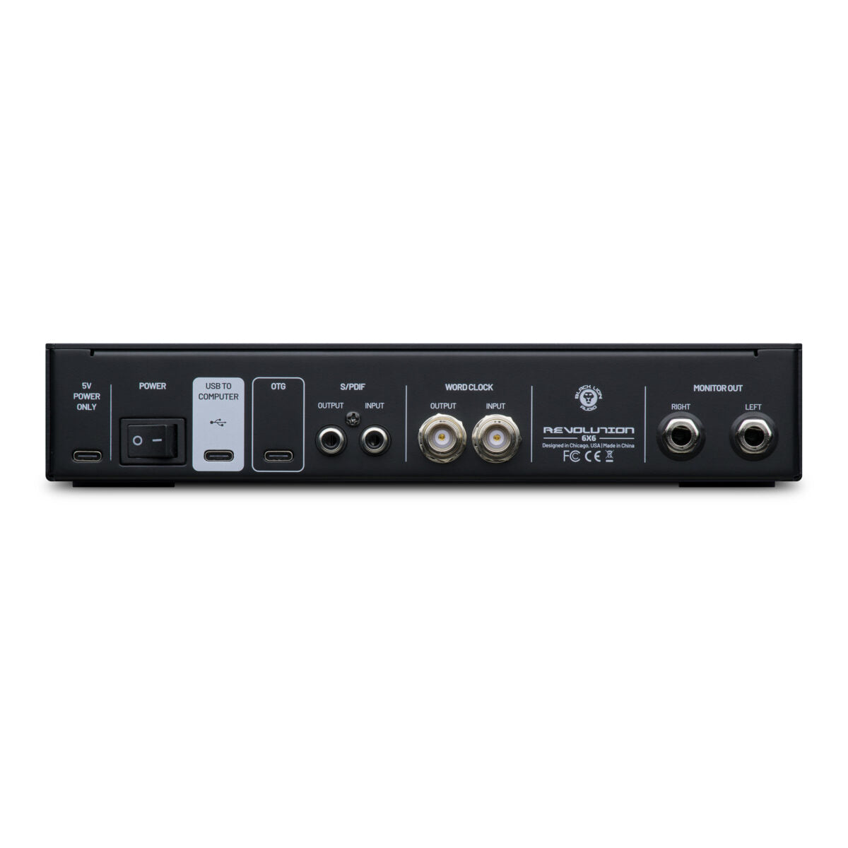 Black Lion Audio Revolution 6 x 6 6-In / 6-Out USB Audio Interface / Word Clock / DAC / ADC with USB OTG