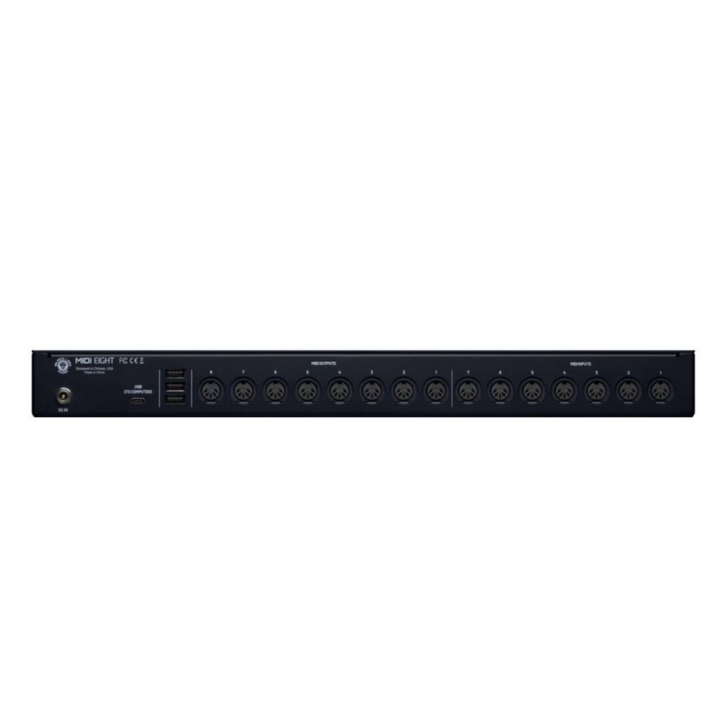 Black Lion Audio MIDI8 8-in 8-Out MIDI Interface with Standalone Functionality & Powered USB Hub