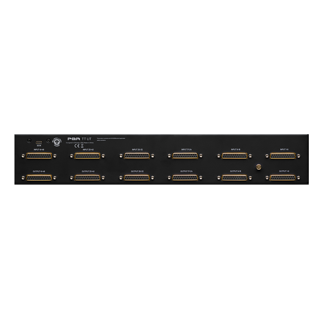 Black Lion Audio PBR TT-LIT 96-Point TT Patchbay with Customisable LED Display