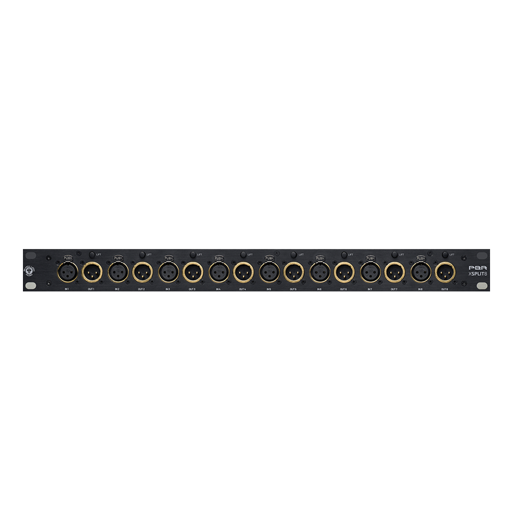 Black Lion Audio PBR XSplit8 Passive XLR Splitter with Transformer-Isolated Outputs