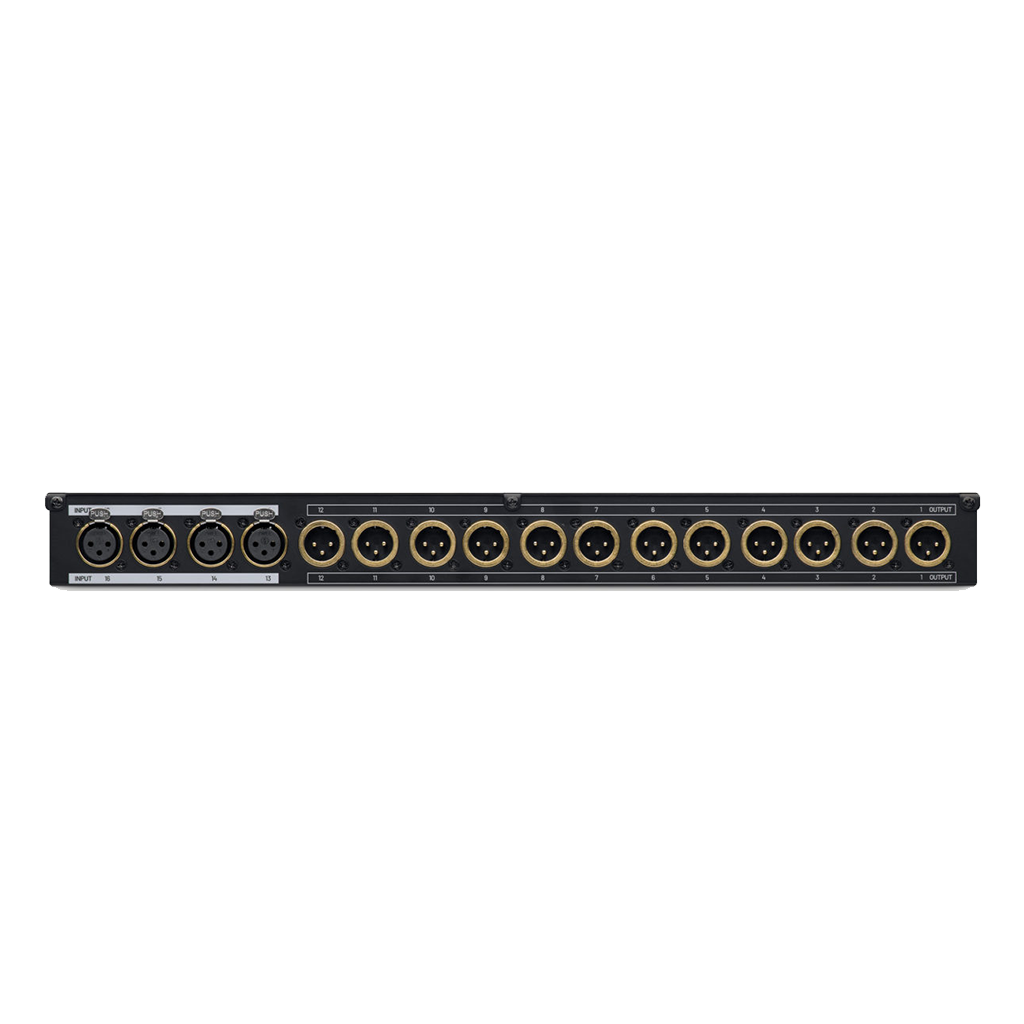 Black Lion Audio XLR 16-Point Gold Plated XLR Patchbay