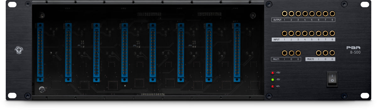 Black Lion Audio PBR 8–500 8-Slot 500 Series Rack with Built-in