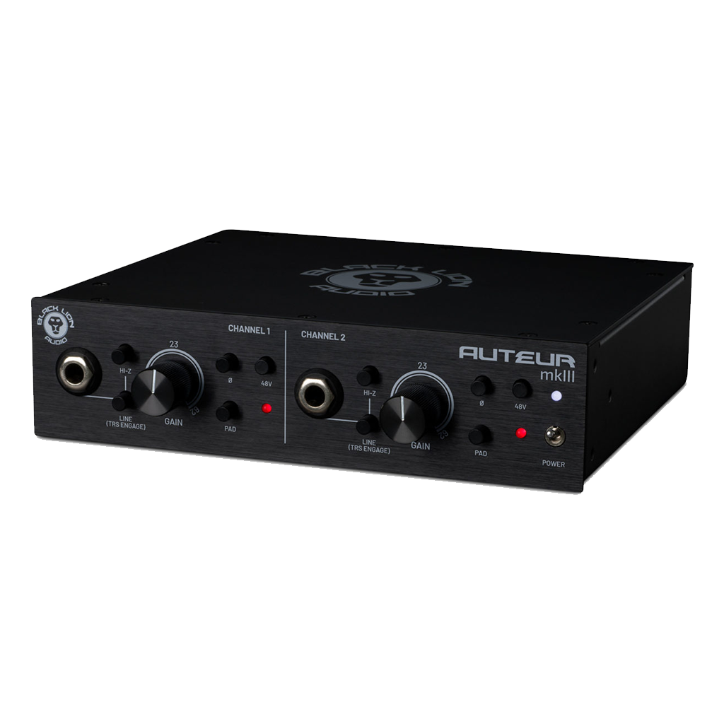 Black Lion Audio Auteur Mk III - Two Channel Mic Preamp