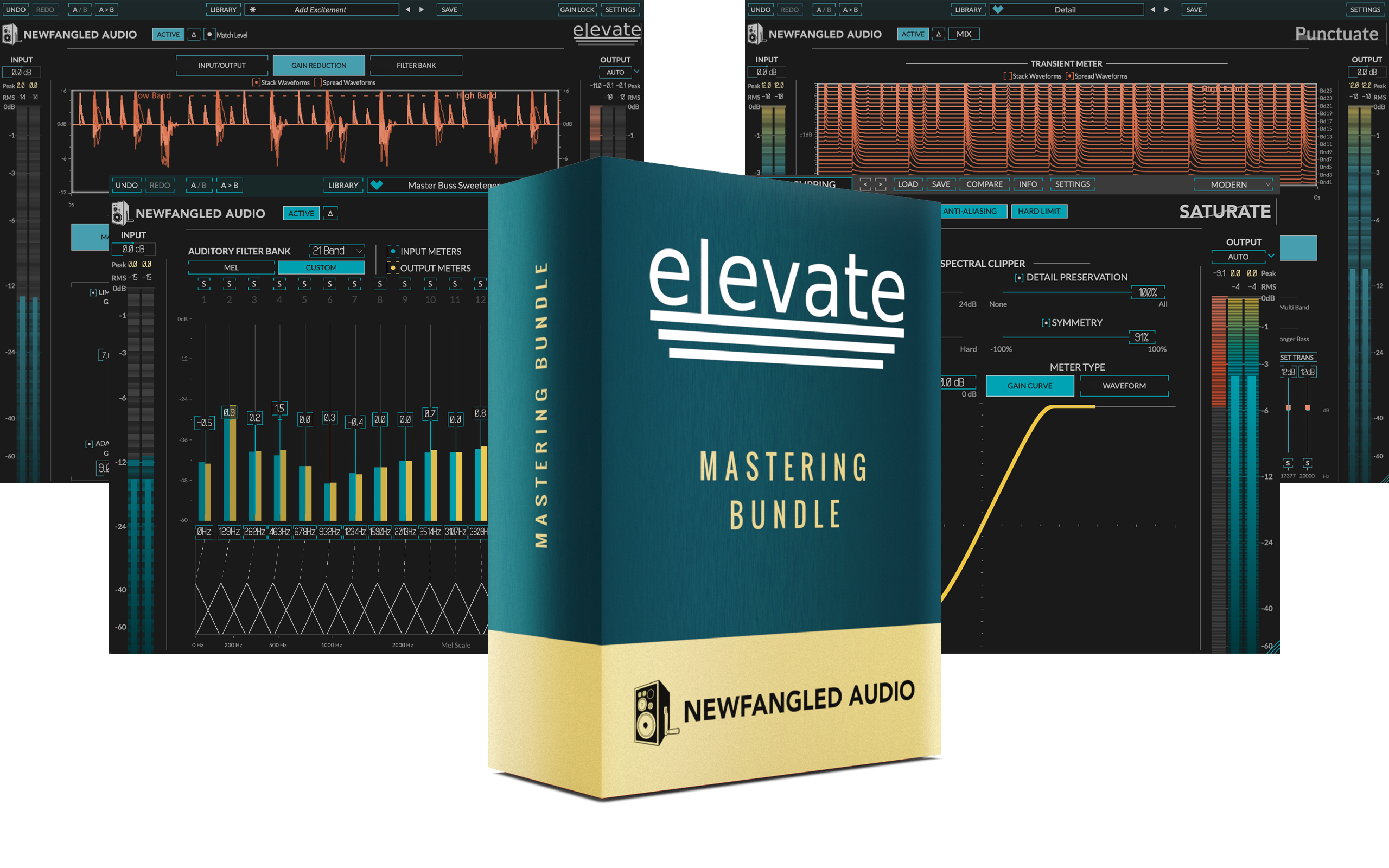 Newfangled Audio Elevate Bundle Mastering Limiter VST Plug-In - Electronic Delivery