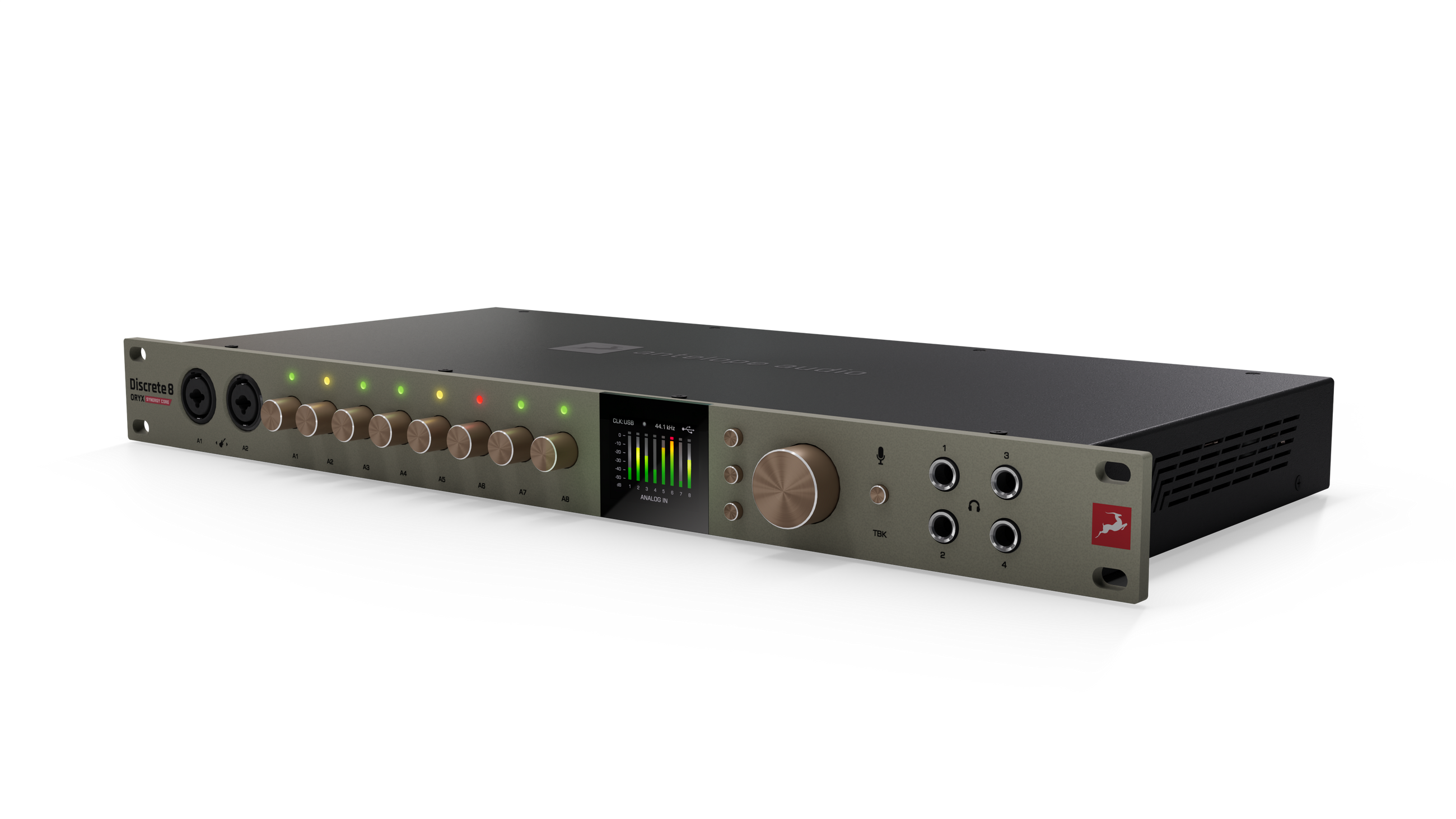 Antelope Audio Discrete 8 Oryx 26×38 USB-C Audio Interface with Synergy Core Real-Time FX Processing