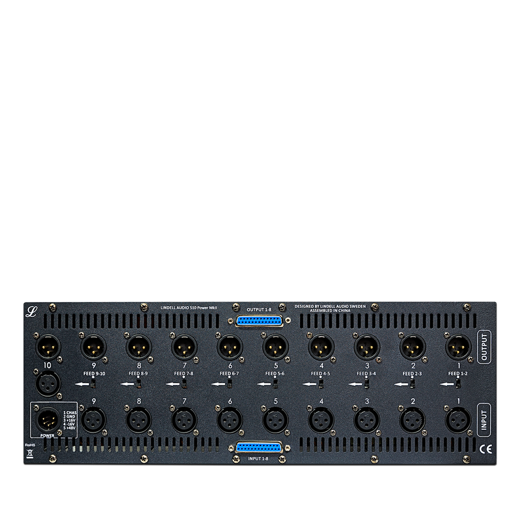 Lindell Audio 510 Power MK II 10 Space 500 Series Chassis