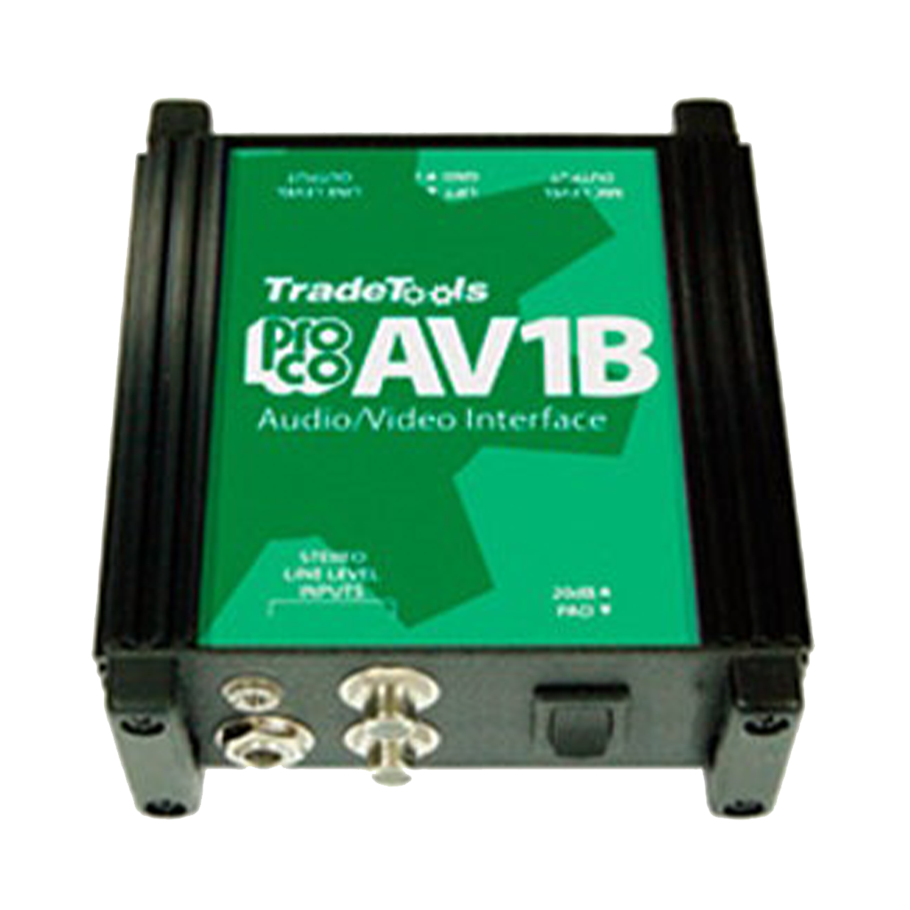 ProCo AV1-B Audio Visual Passive Direct Box