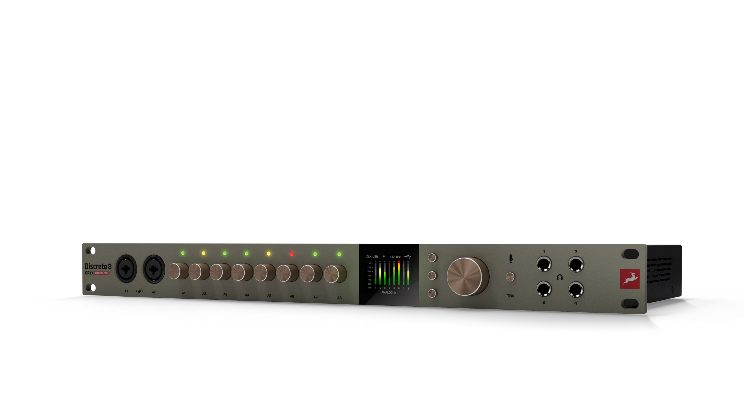 Antelope Audio Discrete 8 Oryx 26×38 USB-C Audio Interface with Synergy Core Real-Time FX Processing