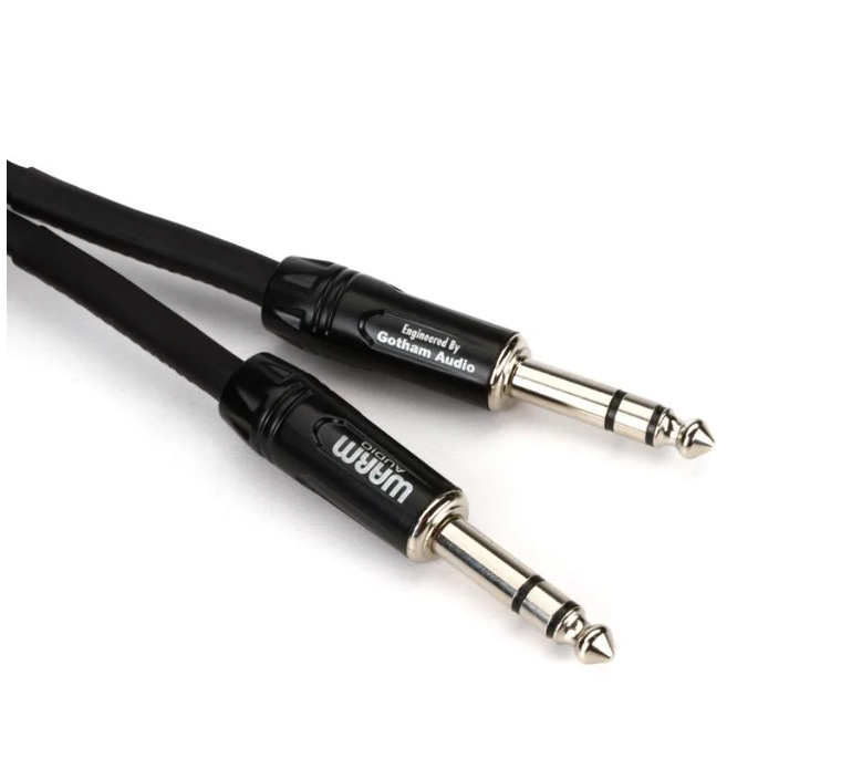 Warm Audio Premier Series Studio And Live XLR Male To TRS Male - 6 Feet, 1.8 Metres - Music Co