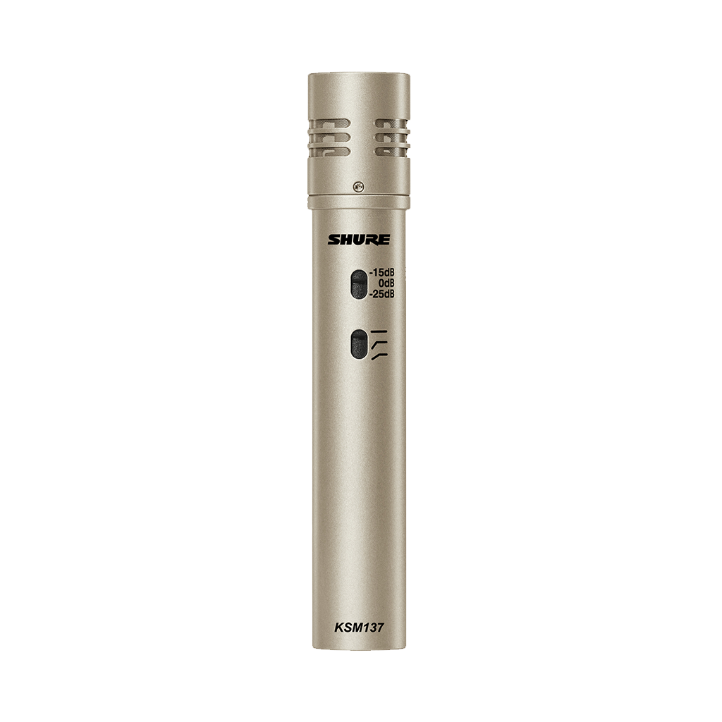 Shure KSM 137 Cardioid Instrument Small Diaphragm Microphone