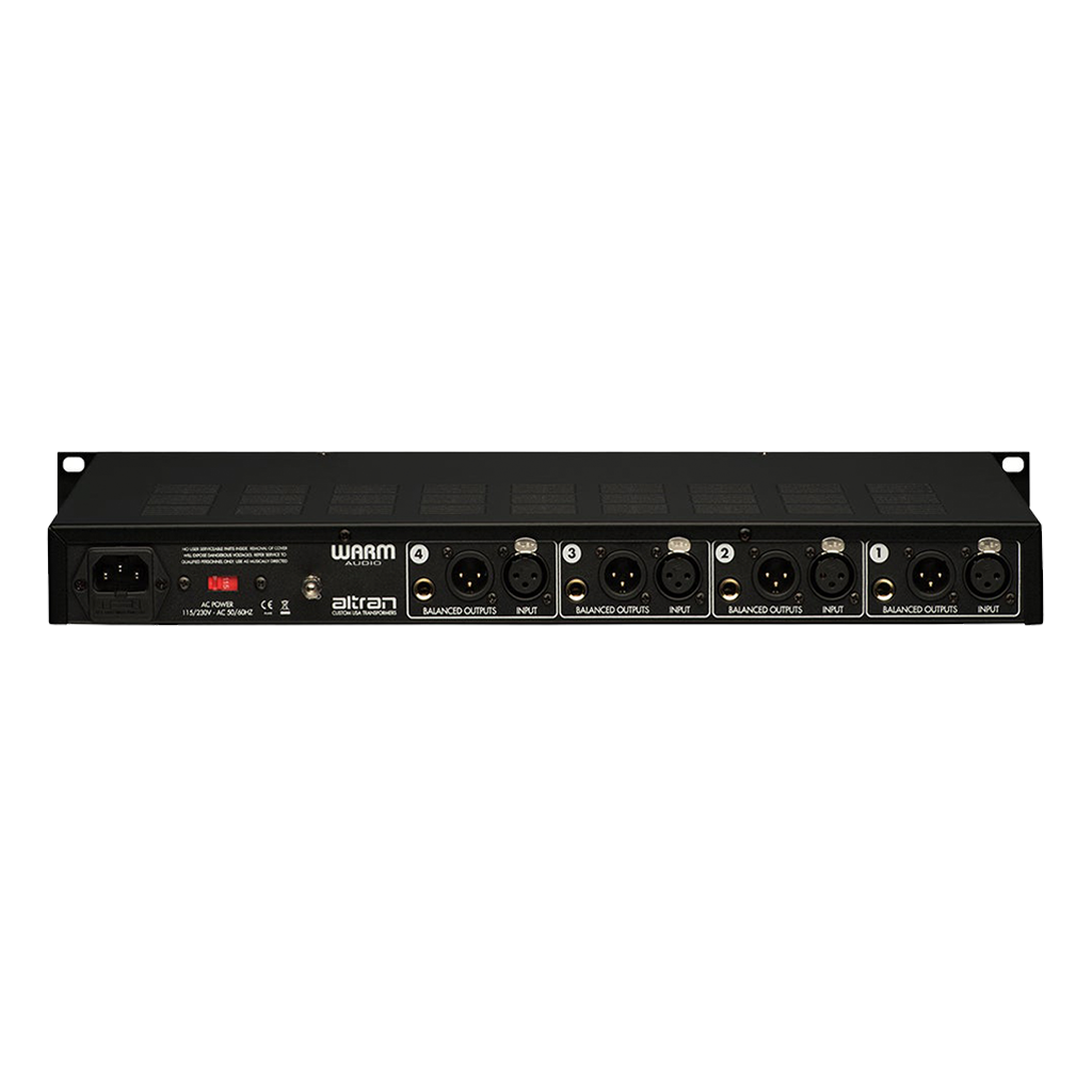 Warm Audio WA-412 Four Channel Mic Pre with DI