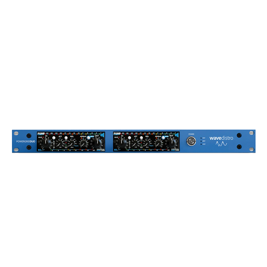 Wave Distro PUMP Duo Twin Empirical Labs Pump Compressors In a Single Rackspace