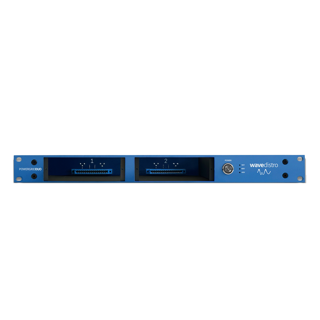 Wave Distro PowerGrid DUO 1u Two Slot 500 Series Chassis