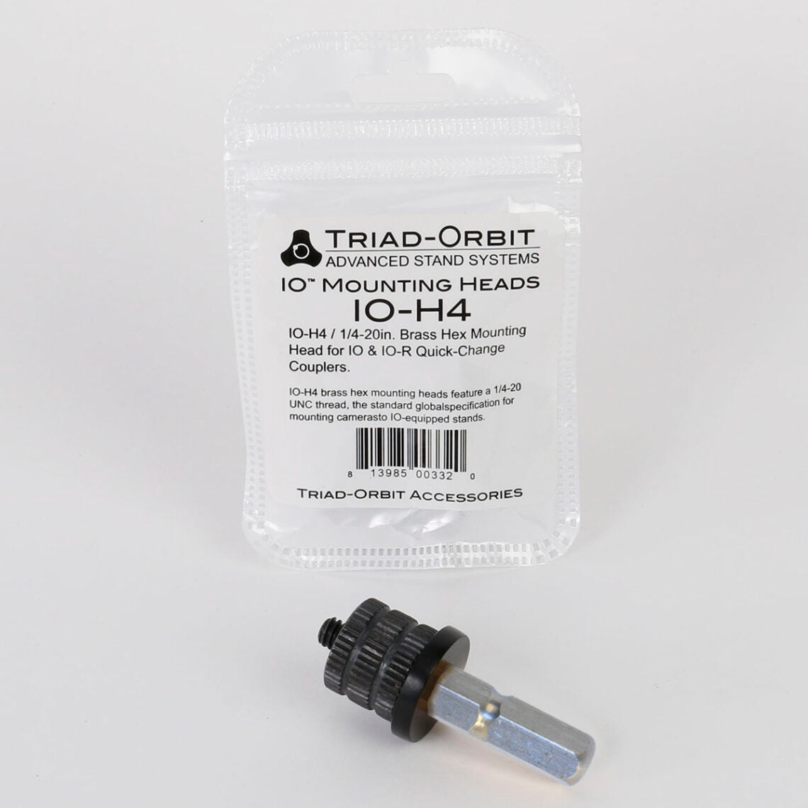 Triad-Orbit IO-H4, 1/4″-20 Quick-Change Coupler Head