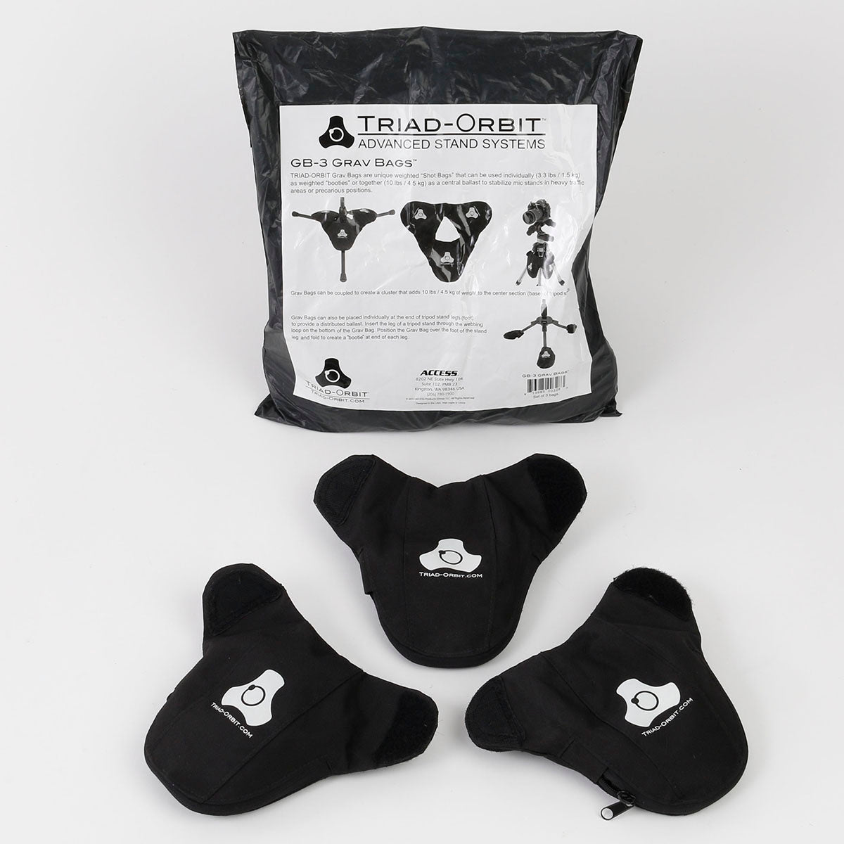 Triad-Orbit Grav-Bags Ballast Bags