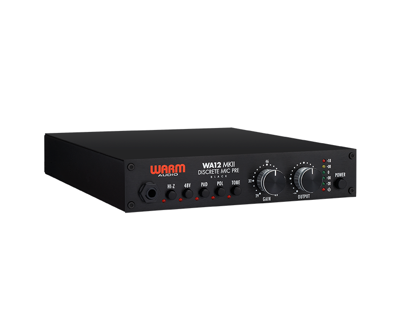 Warm Audio WA-12 MK II Discrete Mic Preamp Black – Oceania