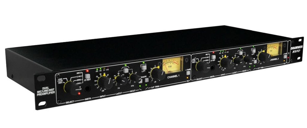 Drawmer 1972 Dual Channel Mic / Line / Instrument Preamplifier