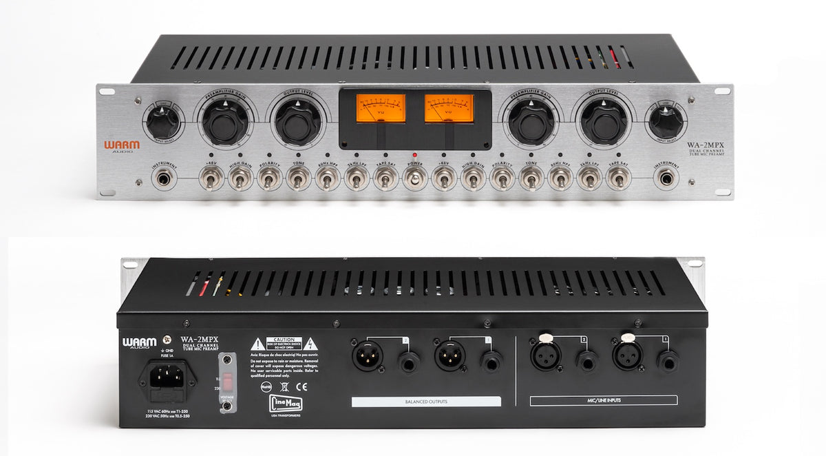Warm Audio WA-2MPX Dual-Channel Tube Mic Preamp – Oceania Audio Sales