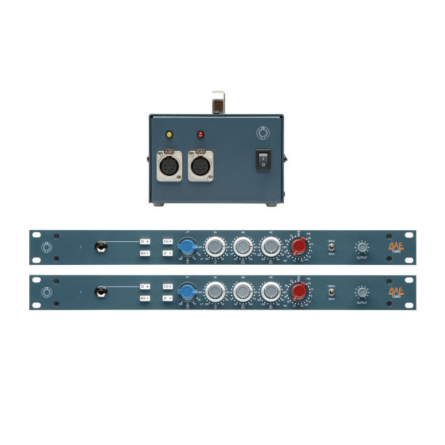 BAE 1066 with PSU Single Channel Mic Preamp / DI with EQ & Power Supply