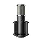 Condenser microphone on a white background