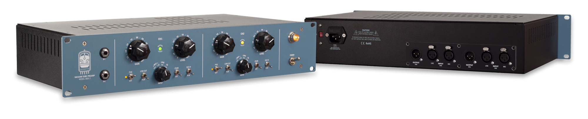 Locomotive Audio Model 86B-2 Two Channel American Style Tube Preamp