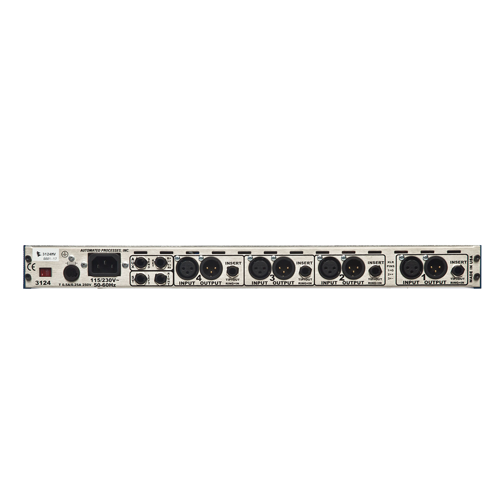 API 3124MV Discrete 4-Channel Mic/Line Pre with Stereo Mixer