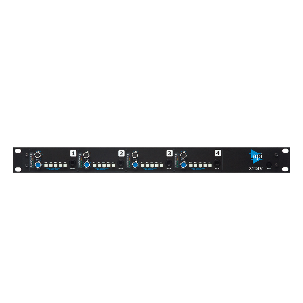 API 3124V Discrete 4-Channel Mic/Line Pre Discrete 4-Channel Mic/Line Pre