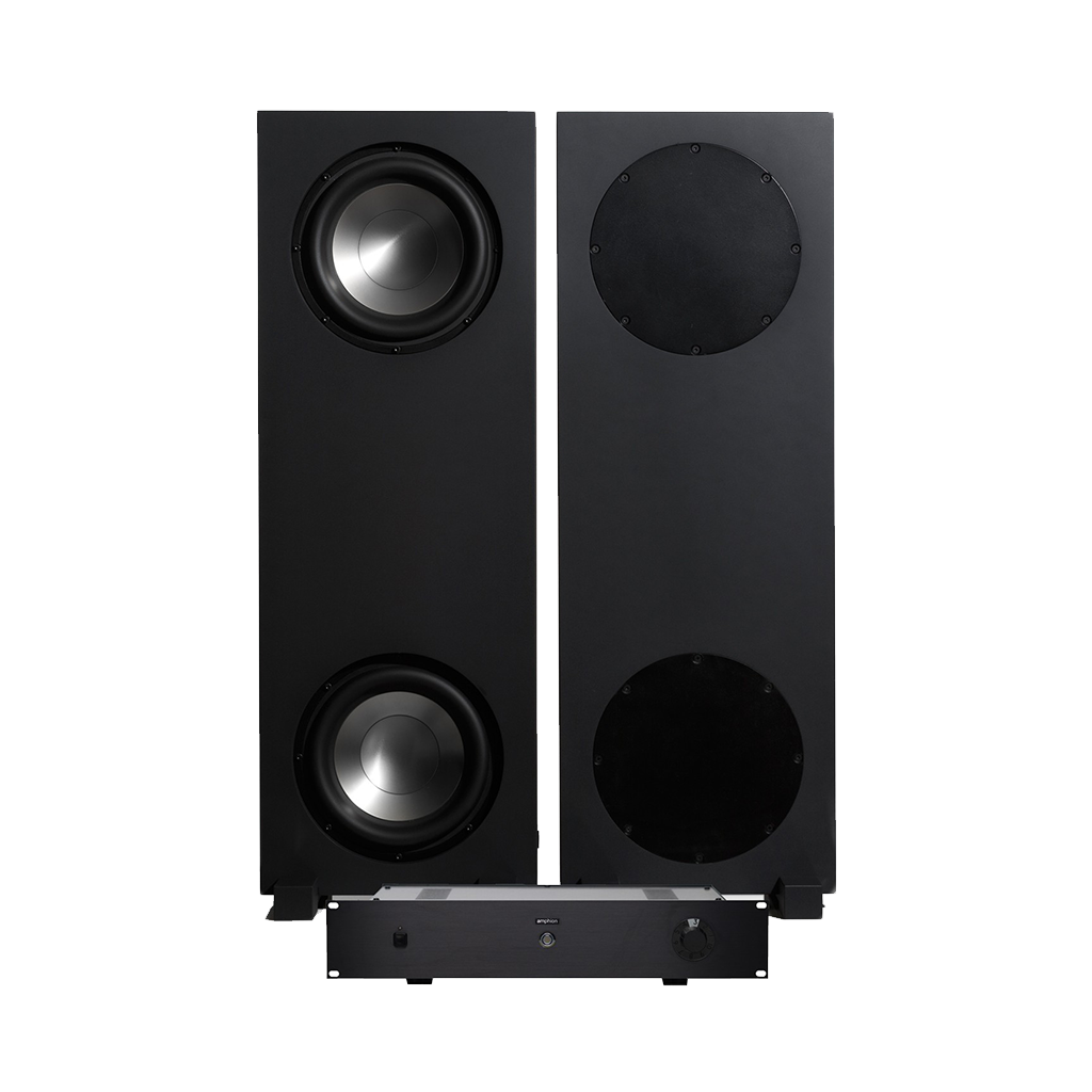 Amphion BaseTwo25 Powered Low-Frequency Extension System with 2 x Bass Extension Towers & 2 x 900W Amplifier