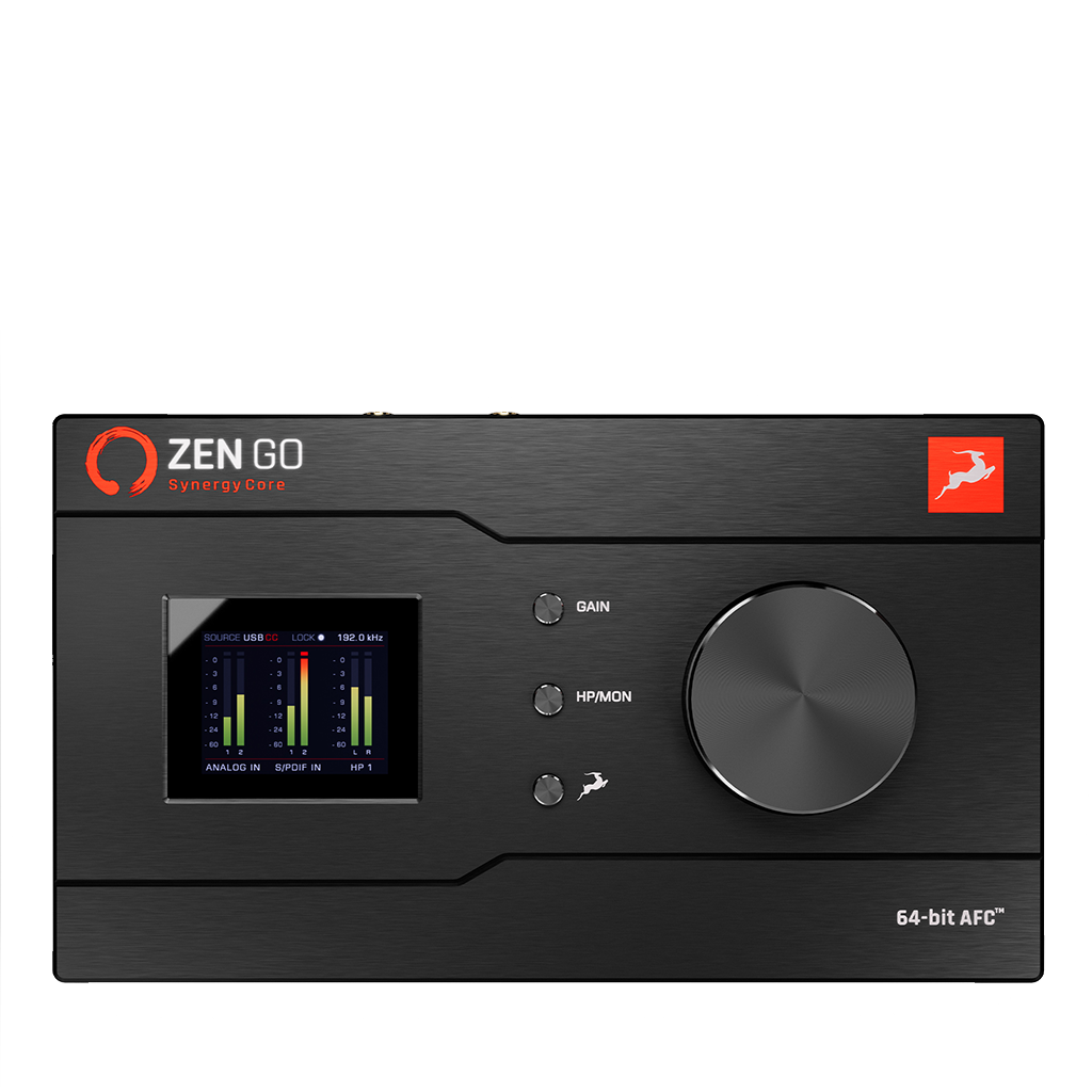 Antelope Audio ZEN GO Synergy Core 4x8 Bus-Powered THUNDERBOLT™ 3 Audio Interface with Onboard Real-Time Effects