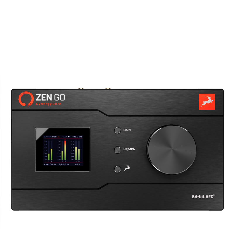 Antelope Audio ZEN GO Synergy Core 4x8 Bus-Powered THUNDERBOLT™ 3 Audio Interface with Onboard Real-Time Effects