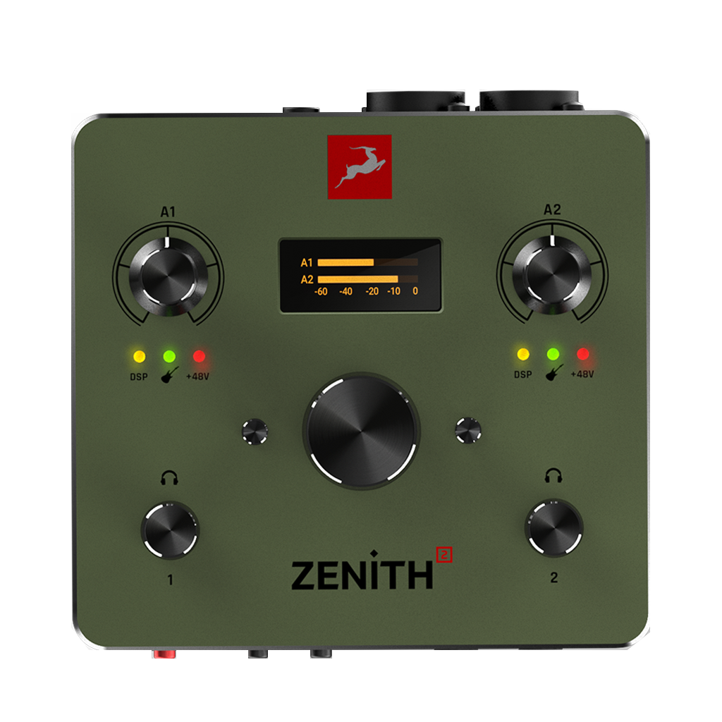 Antelope Audio Zenith 2 2x2 USB-C Bus-Powered Audio Interface with Onboard DSP