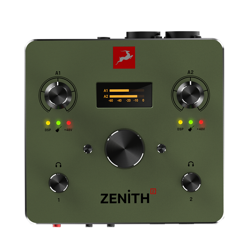 Antelope Audio Zenith 2 2x2 USB-C Bus-Powered Audio Interface with Onboard DSP