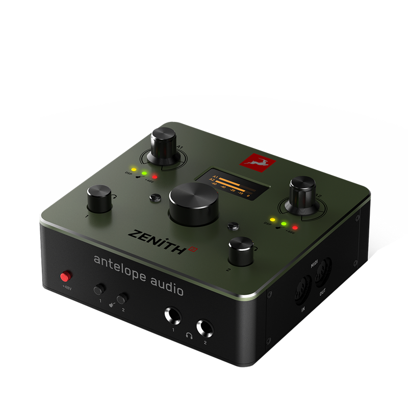 Antelope Audio Zenith 2 2x2 USB-C Bus-Powered Audio Interface with Onboard DSP