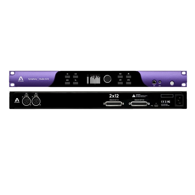 Apogee Symphony Studio 2x12 USB-C Audio Interface For Immersive Audio with DSP