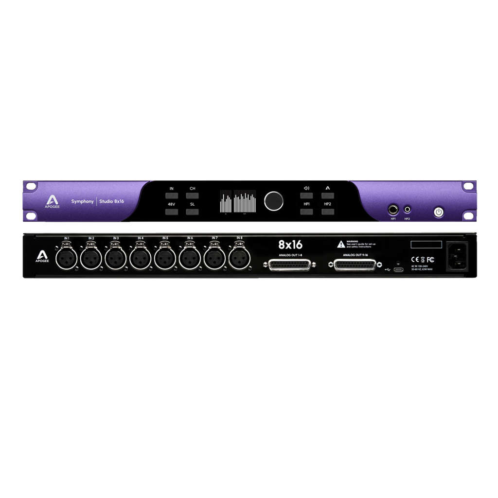 Apogee Symphony Studio 8 x 16 USB-C Audio Interface For Immersive Audio with DSP