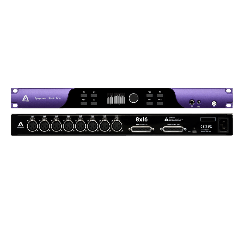 Apogee Symphony Studio 8 x 16 USB-C Audio Interface For Immersive Audio with DSP
