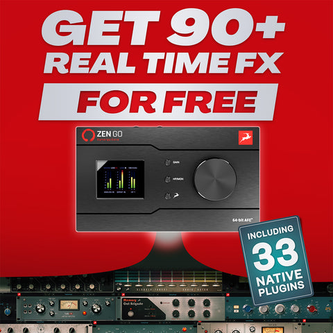BUY AN ANTELOPE AUDIO  INTERFACE & GET 90 + REAL TIME FX FREE !