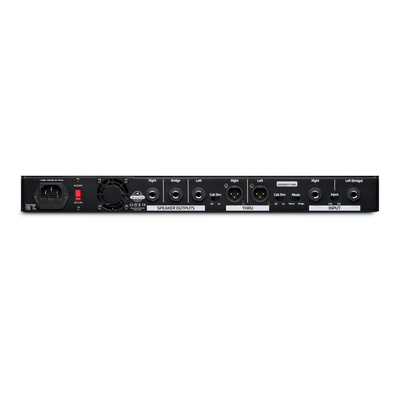 AvantonePro GTR-100  100-watt, 2-channel, rack-mountable solid state guitar amplifier