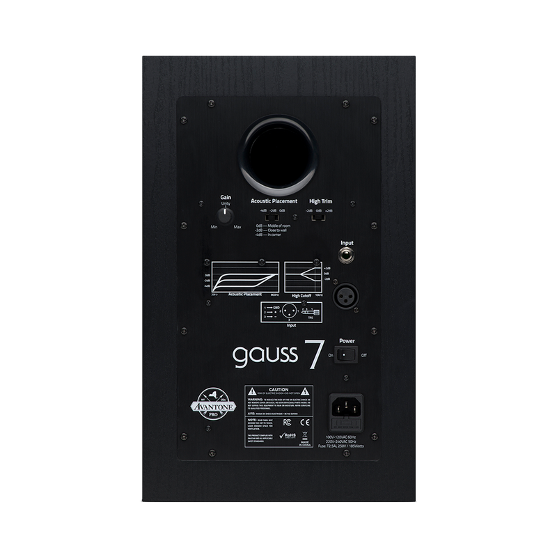 Avantone Pro GAUSS 7 2-Way Powered Reference Monitor Featuring the GAU-AMT PAIR