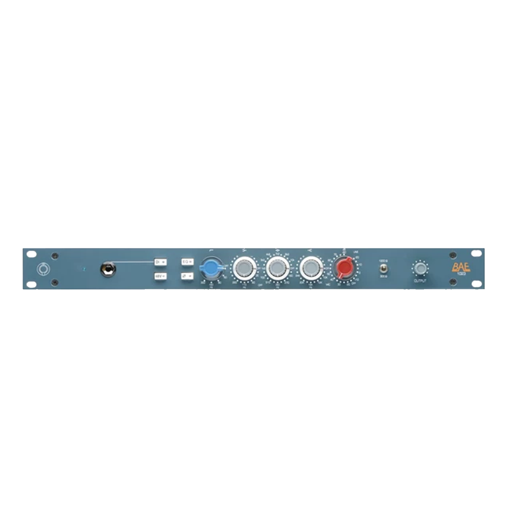 BAE 1023 with PSU Single Channel Mic Preamp / DI with EQ & Power Supply