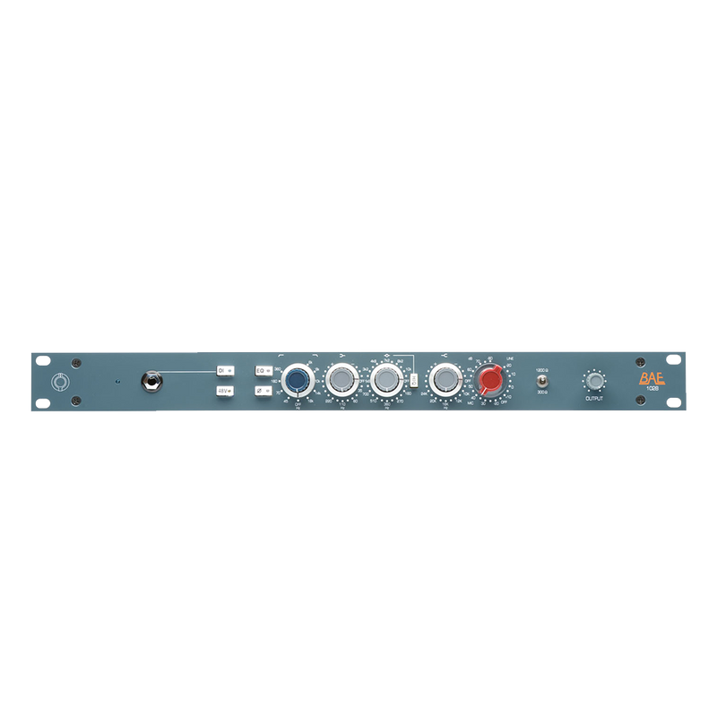 BAE 1028 with PSU Single Channel Mic Preamp / DI with EQ & Power Supply