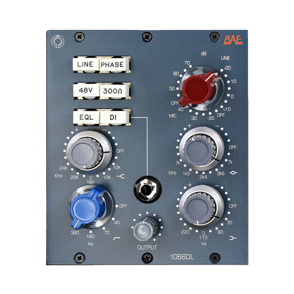 BAE 1066DL 500 Series Mic Preamp & Equalizer