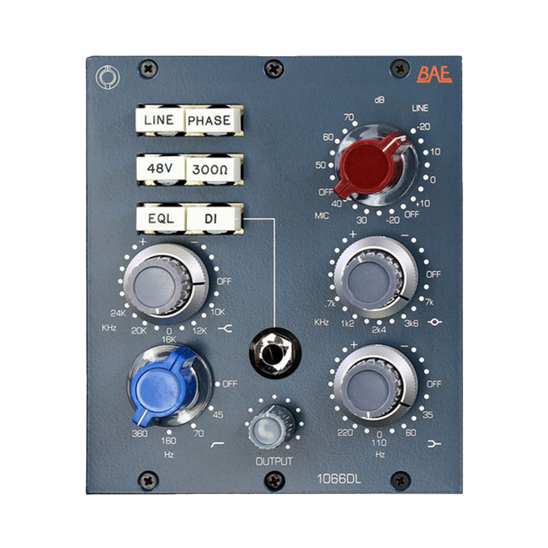 BAE 1066DL 500 Series Mic Preamp & Equalizer